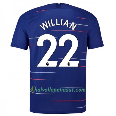 Jalkapallo Pelipaidat Chelsea Willian 22 Kotipaita 2018-2019 Lyhythihainen